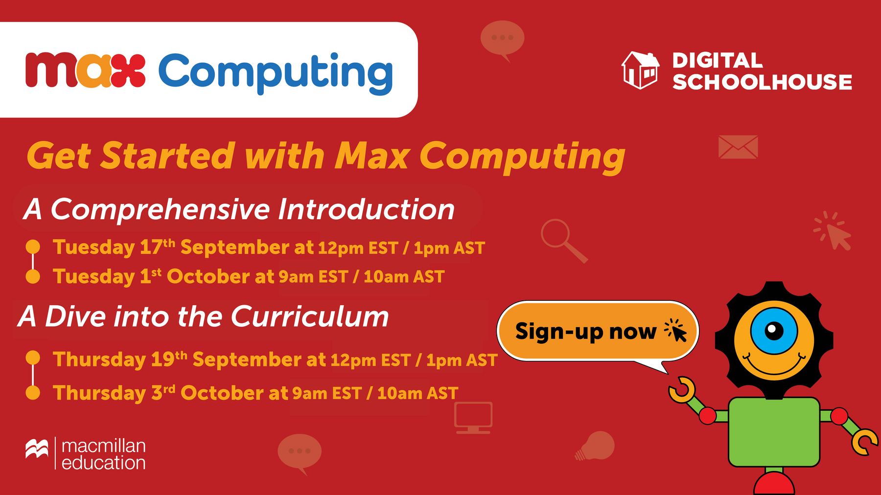 'Get Started with Max Computing' webinar series