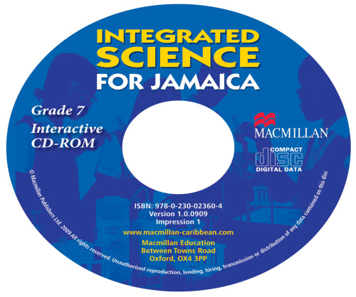 Integrated Science Jamaica 3rd Edition Grade 7 CD-Rom