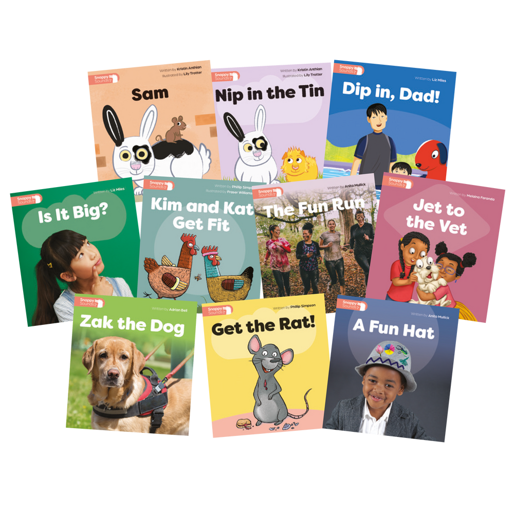 Snappy Sounds F Decodable Books Level 1 Pack (1 copy of 10 titles)