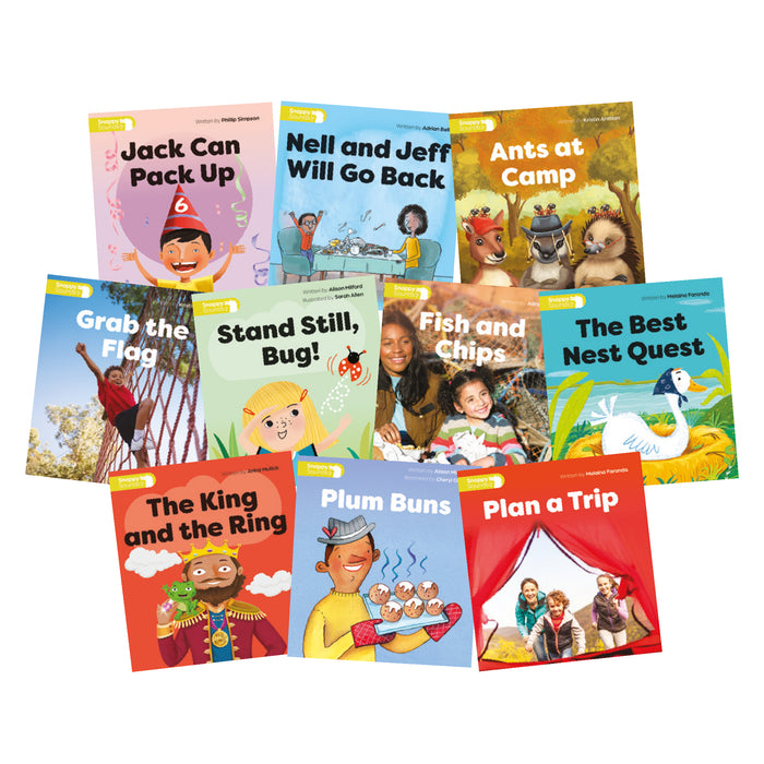 Snappy Sounds F Decodable Books Level 2 Pack  (1 copy of 10 titles)