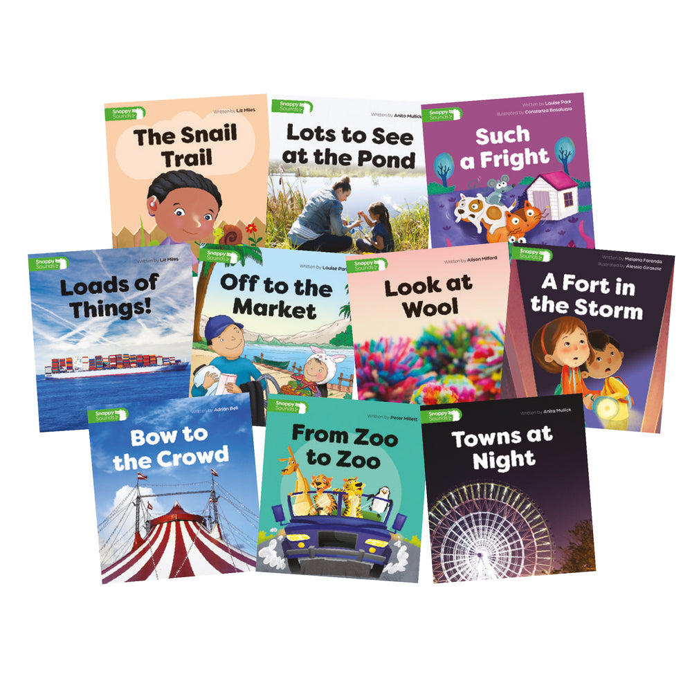 Snappy Sounds F Decodable Books Level 3 Pack  (1 copy of 10 titles)