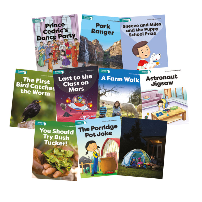 Snappy Sounds Y1 Decodable Books Level 7 Pack  (1 copy of 10 titles)